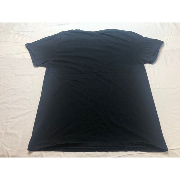 AC/DC Back In Black Metallic Band Music Lettering T-Shirt Size Large Black - Picture 6 of 6